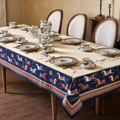 Скатерть "PASSAGE" 140х300см ,бежевый,100% хлопок с пропиткой,твил LEFARD 850-758-22-6