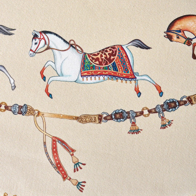 Скатерть овальная " PASSAGE" 140х180см ,бежевый, 100% хлопок,твил, пропитка LEFARD 850-758-4-18