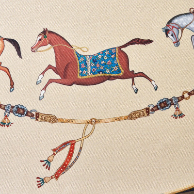 Скатерть овальная " PASSAGE" 160х220см ,бежевый, 100% хлопок,твил, пропитка LEFARD 850-758-41-17