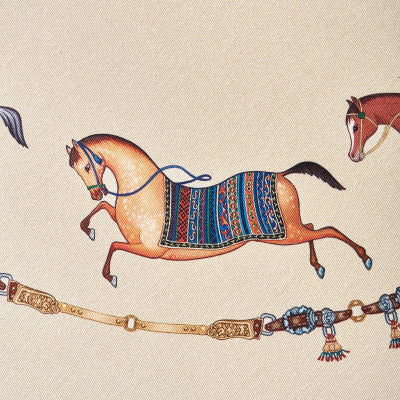 Скатерть овальная " PASSAGE" 140х300см ,бежевый, 100% хлопок,твил, пропитка LEFARD 850-758-42-16