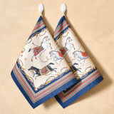 Набор полотенец 2шт " PASSAGE" , 40х60см, 100% хлопок, бежевый, твил LEFARD 850-758-6