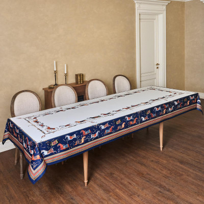 Скатерть "PASSAGE" 140х300см ,белый,100% хлопок с пропиткой,твил LEFARD 850-759-22-12