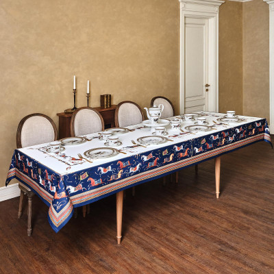 Скатерть "PASSAGE" 140х300см ,белый,100% хлопок с пропиткой,твил LEFARD 850-759-22-4