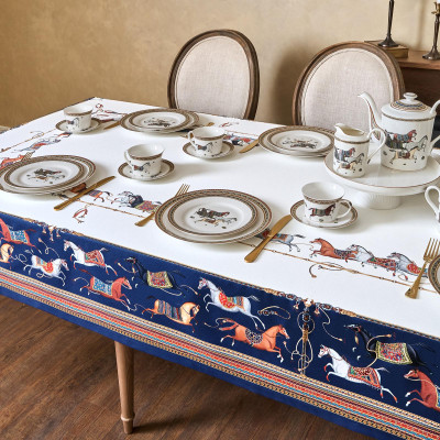 Скатерть "PASSAGE" 140х300см ,белый,100% хлопок с пропиткой,твил LEFARD 850-759-22-8