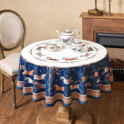 Скатерть круглая "PASSAGE"150 см ,белый, 100% хлопок ,твил LEFARD 850-759-24-11