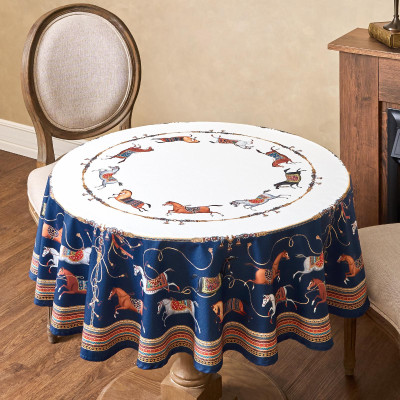 Скатерть круглая " PASSAGE" 190см , белый, 100% хлопок, твил, пропитка LEFARD 850-759-25-13