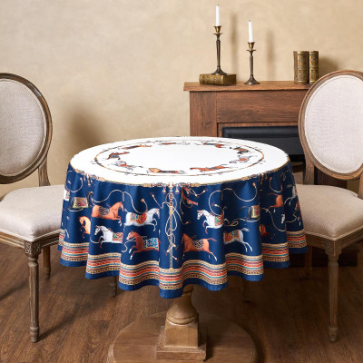 Скатерть круглая " PASSAGE" 190см , белый, 100% хлопок, твил, пропитка LEFARD 850-759-25-3