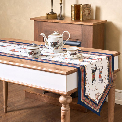 Дорожка на стол "PASSAGE", 45х300см, белый, 100% хлопок,твил LEFARD 850-759-32-9