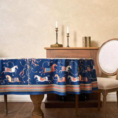 Скатерть овальная " PASSAGE" 140х180см ,белый, 100% хлопок,твил, пропитка LEFARD 850-759-4-12