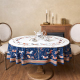 Скатерть овальная " PASSAGE" 140х180см ,белый, 100% хлопок,твил, пропитка LEFARD 850-759-4