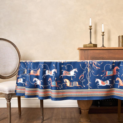 Скатерть овальная " PASSAGE" 140х300см ,белый, 100% хлопок,твил, пропитка LEFARD 850-759-42-7