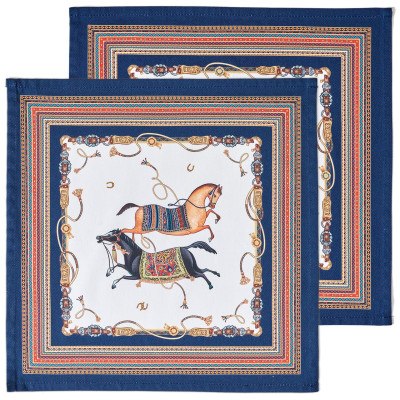 Набор салфеток 2 шт " PASSAGE" , 40х40см, 100% хлопок, белый, твил LEFARD 850-759-8