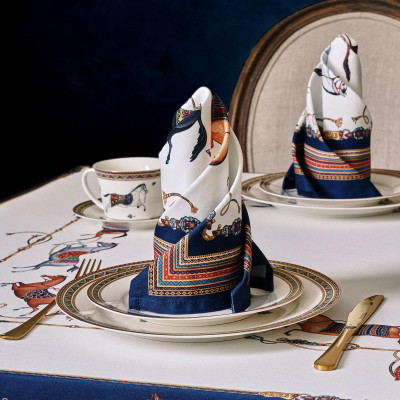 Набор салфеток 2 шт " PASSAGE" , 40х40см, 100% хлопок, белый, твил LEFARD 850-759-8-4