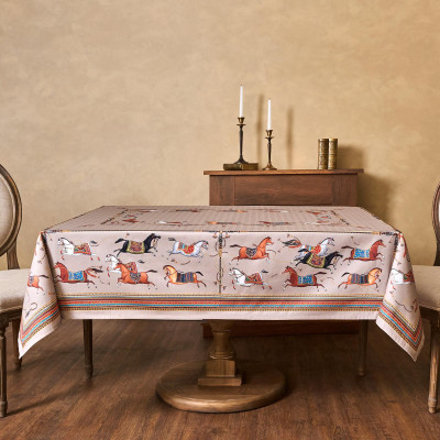 Скатерть "PASSAGE" 140х180см ,капучино, 100% хлопок с пропиткой,твил LEFARD 850-760-2-11