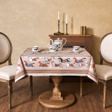 Скатерть "PASSAGE" 110х140см ,капучино,100% хлопок с пропиткой,твил LEFARD 850-760-20