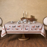 Скатерть "PASSAGE" 160х220см ,капучино,100% хлопок с пропиткой,твил LEFARD 850-760-21