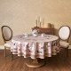 Скатерть круглая " PASSAGE" 190см , капучино, 100% хлопок, твил, пропитка LEFARD 850-760-25