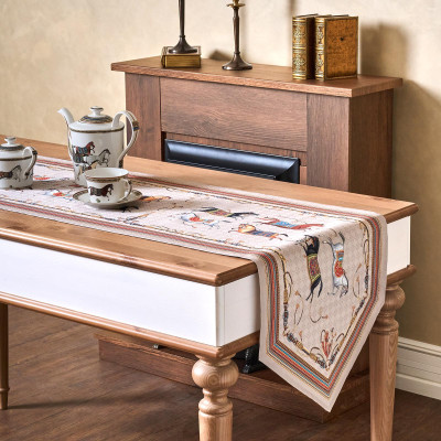 Дорожка на стол "PASSAGE", 45х300см, капучино, 100% хлопок,твил LEFARD 850-760-32-5