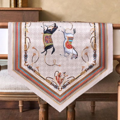 Дорожка на стол "PASSAGE", 45х400см, капучино, 100% хлопок,твил LEFARD 850-760-33-7