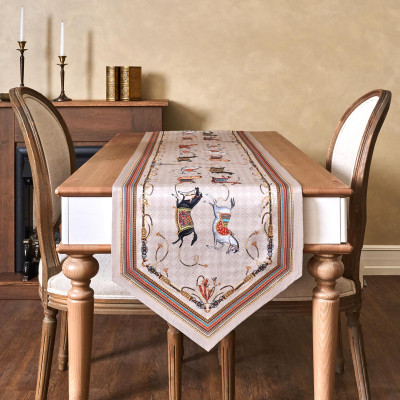 Дорожка на стол "PASSAGE", 45х400см, капучино, 100% хлопок,твил LEFARD 850-760-33-8