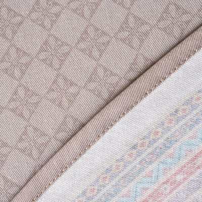 Скатерть овальная " PASSAGE" 140х180см ,капучино, 100% хлопок,твил, пропитка LEFARD 850-760-4-2