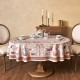 Скатерть овальная " PASSAGE" 140х180см ,капучино, 100% хлопок,твил, пропитка LEFARD 850-760-4