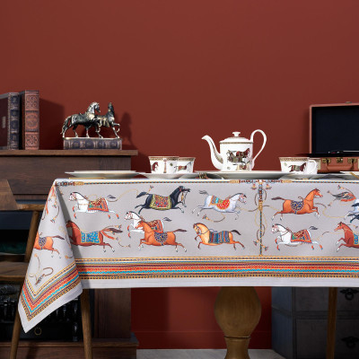 Скатерть "PASSAGE" 140х180см ,серый, 100% хлопок,твил c пропиткой LEFARD 850-761-2-9