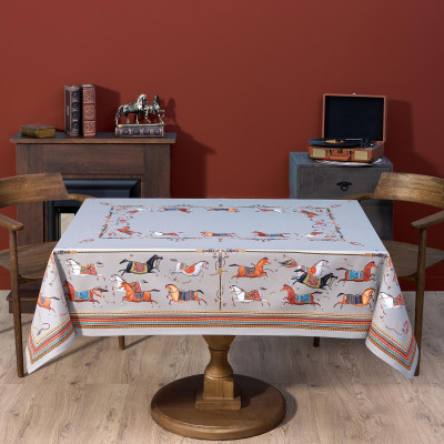 Скатерть "PASSAGE" 140х180см ,серый, 100% хлопок,твил c пропиткой LEFARD 850-761-2-11