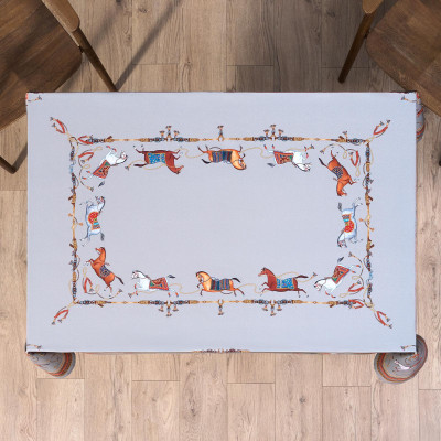 Скатерть "PASSAGE" 140х180см ,серый, 100% хлопок,твил c пропиткой LEFARD 850-761-2-12