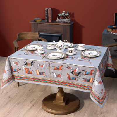 Скатерть "PASSAGE" 140х180см ,серый, 100% хлопок,твил c пропиткой LEFARD 850-761-2-6