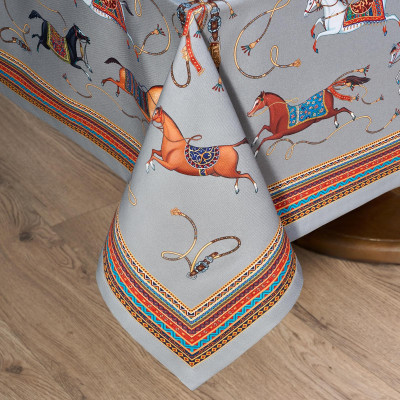 Скатерть "PASSAGE" 160х220см ,серый, 100% хлопок,твил c пропиткой LEFARD 850-761-21-10