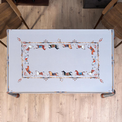 Скатерть "PASSAGE" 160х220см ,серый, 100% хлопок,твил c пропиткой LEFARD 850-761-21-18