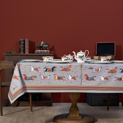 Скатерть "PASSAGE" 160х220см ,серый, 100% хлопок,твил c пропиткой LEFARD 850-761-21-5