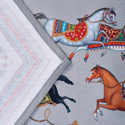 Дорожка "PASSAGE" 45х145см, 100% хлопок,твил c пропиткой, серый LEFARD 850-761-3-2