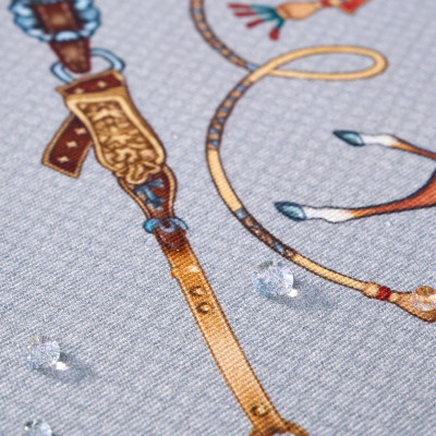 Дорожка "PASSAGE" 45х145см, 100% хлопок,твил c пропиткой, серый LEFARD 850-761-3-4