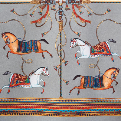 Скатерть овальная "PASSAGE" ,160х220см, 100% хлопок,твил c пропиткой, серый LEFARD 850-761-41-10