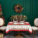 Скатерть " ЩЕЛКУНЧИК" 140х180см ,красный, 100% хлопок,твил LEFARD 850-762-2