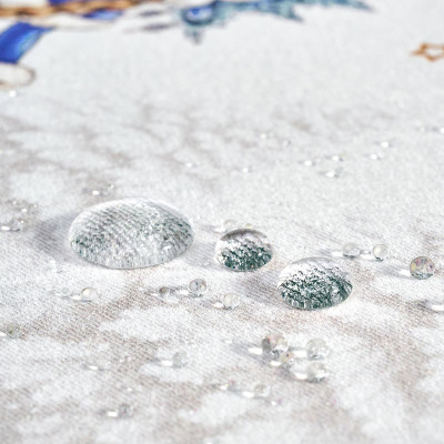 Дорожка "С НОВЫМ ГОДОМ"45х215см ,красный, 100% хлопок,твил пропитка LEFARD 850-763-31-7