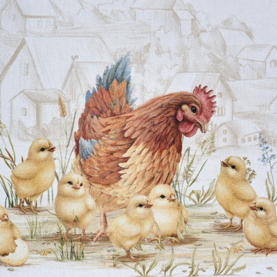 Набор полотенец 2 шт "ЗОЛОТАЯ КУРОЧКА" 40х60см, 100% хлопок, твил LEFARD 850-767-61-3