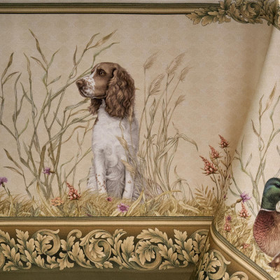 Скатерть "ОХОТА" 140х180см, зеленый, 100% хлопок, твил с пропиткой LEFARD 850-769-2-15
