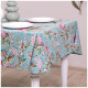 Скатерть "РАЙСКИЙ САД" 140х180 см, 100% хлопок,бирюза, LEFARD 850-818-23
