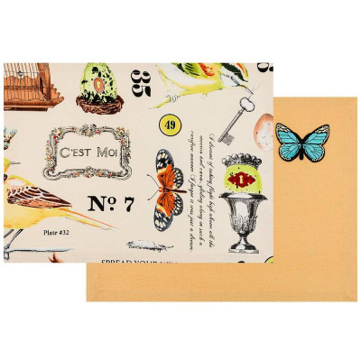 Комплект плейсметов 30*40см 2шт, " БАТТЕРФЛЯЙ" ,х/б 100%, LEFARD 850-822-42