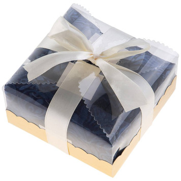 Набор салфеток из 3-х шт "КУПРУМ" 40х40см,100% п/э, синий. LEFARD 850-888-27