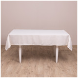 Скатерть органза золото 140х140см евроуголок 100% полиэстер LEFARD 850-909-1