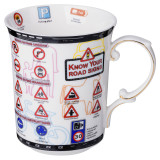 Кружка "ДОРОЖНЫЕ ЗНАКИ" 500 мл (кор=24шт.) LEFARD 85-1092