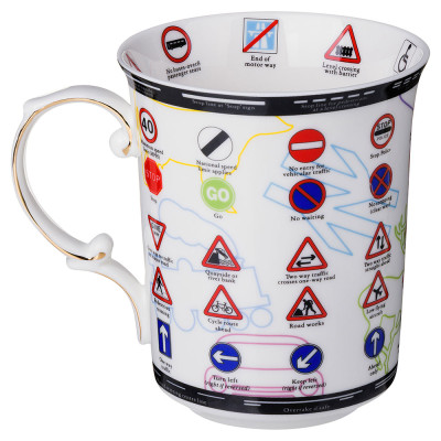 Кружка "ДОРОЖНЫЕ ЗНАКИ" 500 мл (кор=24шт.) LEFARD 85-1092-1