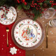 Набор тарелок обеденных "ДЕД МОРОЗ И СНЕГУРОЧКА" 2 шт. 27 см (кор=9наб.) LEFARD 85-1712-1