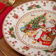Тарелка обеденная "ДЕД МОРОЗ" 27 см (кор=18шт.) LEFARD 85-1721
