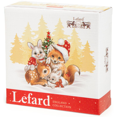 Салатник "ЕЛКА" 15,5*15,5*5 см 600 мл красный (кор=48шт.) LEFARD 85-1762-1-3