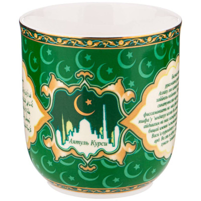 Кружка "СУРА" 400 мл зеленая (кор=36шт.) LEFARD 85-1779-1